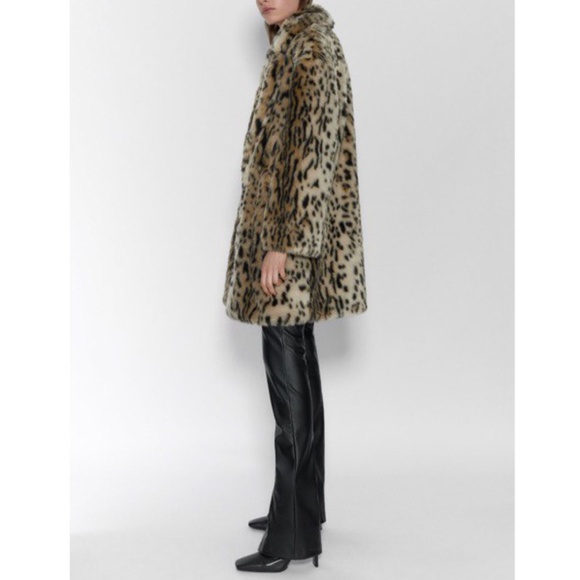 🐯NWT Zara Animal (Leopard) Print Coat 🐯 - Picture 3 of 8